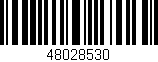 Código de barras (EAN, GTIN, SKU, ISBN): '48028530'