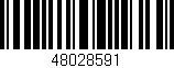 Código de barras (EAN, GTIN, SKU, ISBN): '48028591'