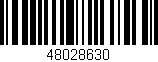 Código de barras (EAN, GTIN, SKU, ISBN): '48028630'