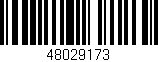 Código de barras (EAN, GTIN, SKU, ISBN): '48029173'