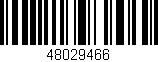 Código de barras (EAN, GTIN, SKU, ISBN): '48029466'