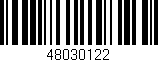 Código de barras (EAN, GTIN, SKU, ISBN): '48030122'