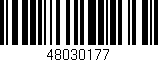 Código de barras (EAN, GTIN, SKU, ISBN): '48030177'