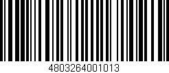 Código de barras (EAN, GTIN, SKU, ISBN): '4803264001013'