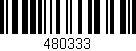 Código de barras (EAN, GTIN, SKU, ISBN): '480333'