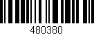 Código de barras (EAN, GTIN, SKU, ISBN): '480380'