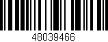 Código de barras (EAN, GTIN, SKU, ISBN): '48039466'