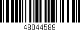 Código de barras (EAN, GTIN, SKU, ISBN): '48044589'