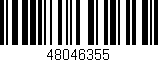 Código de barras (EAN, GTIN, SKU, ISBN): '48046355'