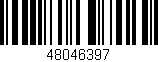 Código de barras (EAN, GTIN, SKU, ISBN): '48046397'