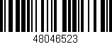 Código de barras (EAN, GTIN, SKU, ISBN): '48046523'