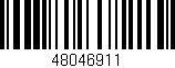 Código de barras (EAN, GTIN, SKU, ISBN): '48046911'