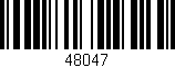 Código de barras (EAN, GTIN, SKU, ISBN): '48047'