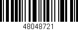 Código de barras (EAN, GTIN, SKU, ISBN): '48048721'