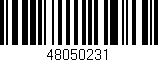Código de barras (EAN, GTIN, SKU, ISBN): '48050231'