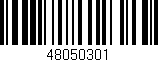 Código de barras (EAN, GTIN, SKU, ISBN): '48050301'