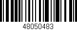 Código de barras (EAN, GTIN, SKU, ISBN): '48050483'