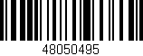 Código de barras (EAN, GTIN, SKU, ISBN): '48050495'