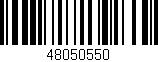 Código de barras (EAN, GTIN, SKU, ISBN): '48050550'