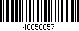 Código de barras (EAN, GTIN, SKU, ISBN): '48050857'