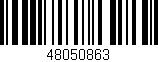 Código de barras (EAN, GTIN, SKU, ISBN): '48050863'