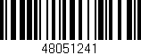 Código de barras (EAN, GTIN, SKU, ISBN): '48051241'