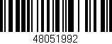 Código de barras (EAN, GTIN, SKU, ISBN): '48051992'