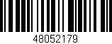 Código de barras (EAN, GTIN, SKU, ISBN): '48052179'