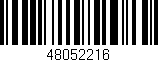Código de barras (EAN, GTIN, SKU, ISBN): '48052216'