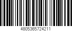 Código de barras (EAN, GTIN, SKU, ISBN): '4805365724211'