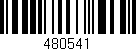 Código de barras (EAN, GTIN, SKU, ISBN): '480541'