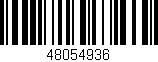 Código de barras (EAN, GTIN, SKU, ISBN): '48054936'