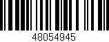 Código de barras (EAN, GTIN, SKU, ISBN): '48054945'