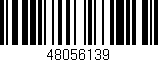 Código de barras (EAN, GTIN, SKU, ISBN): '48056139'