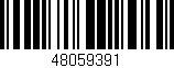 Código de barras (EAN, GTIN, SKU, ISBN): '48059391'