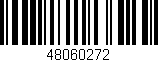 Código de barras (EAN, GTIN, SKU, ISBN): '48060272'