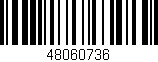 Código de barras (EAN, GTIN, SKU, ISBN): '48060736'