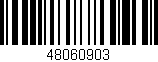 Código de barras (EAN, GTIN, SKU, ISBN): '48060903'