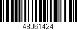 Código de barras (EAN, GTIN, SKU, ISBN): '48061424'