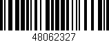 Código de barras (EAN, GTIN, SKU, ISBN): '48062327'