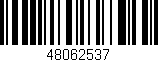 Código de barras (EAN, GTIN, SKU, ISBN): '48062537'