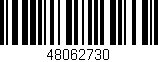 Código de barras (EAN, GTIN, SKU, ISBN): '48062730'