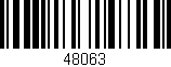 Código de barras (EAN, GTIN, SKU, ISBN): '48063'