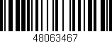 Código de barras (EAN, GTIN, SKU, ISBN): '48063467'