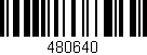 Código de barras (EAN, GTIN, SKU, ISBN): '480640'