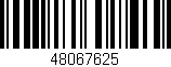 Código de barras (EAN, GTIN, SKU, ISBN): '48067625'