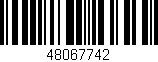 Código de barras (EAN, GTIN, SKU, ISBN): '48067742'