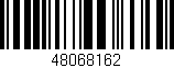 Código de barras (EAN, GTIN, SKU, ISBN): '48068162'