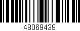 Código de barras (EAN, GTIN, SKU, ISBN): '48069439'