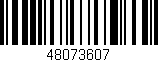 Código de barras (EAN, GTIN, SKU, ISBN): '48073607'